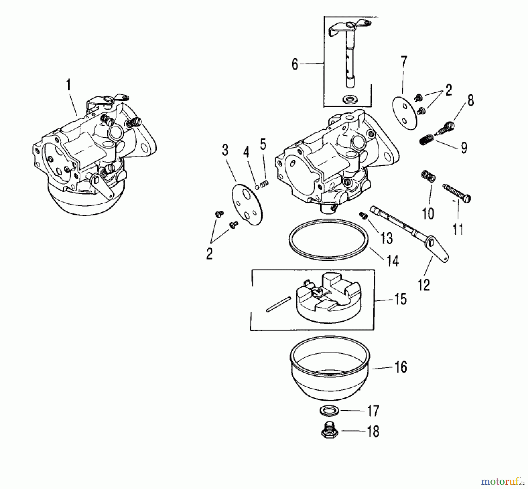  Toro Neu Mowers, Lawn & Garden Tractor Seite 2 R1-12K802 (312-8) - Toro 312-8 Garden Tractor, 1990 KOHLER CARBURETORS