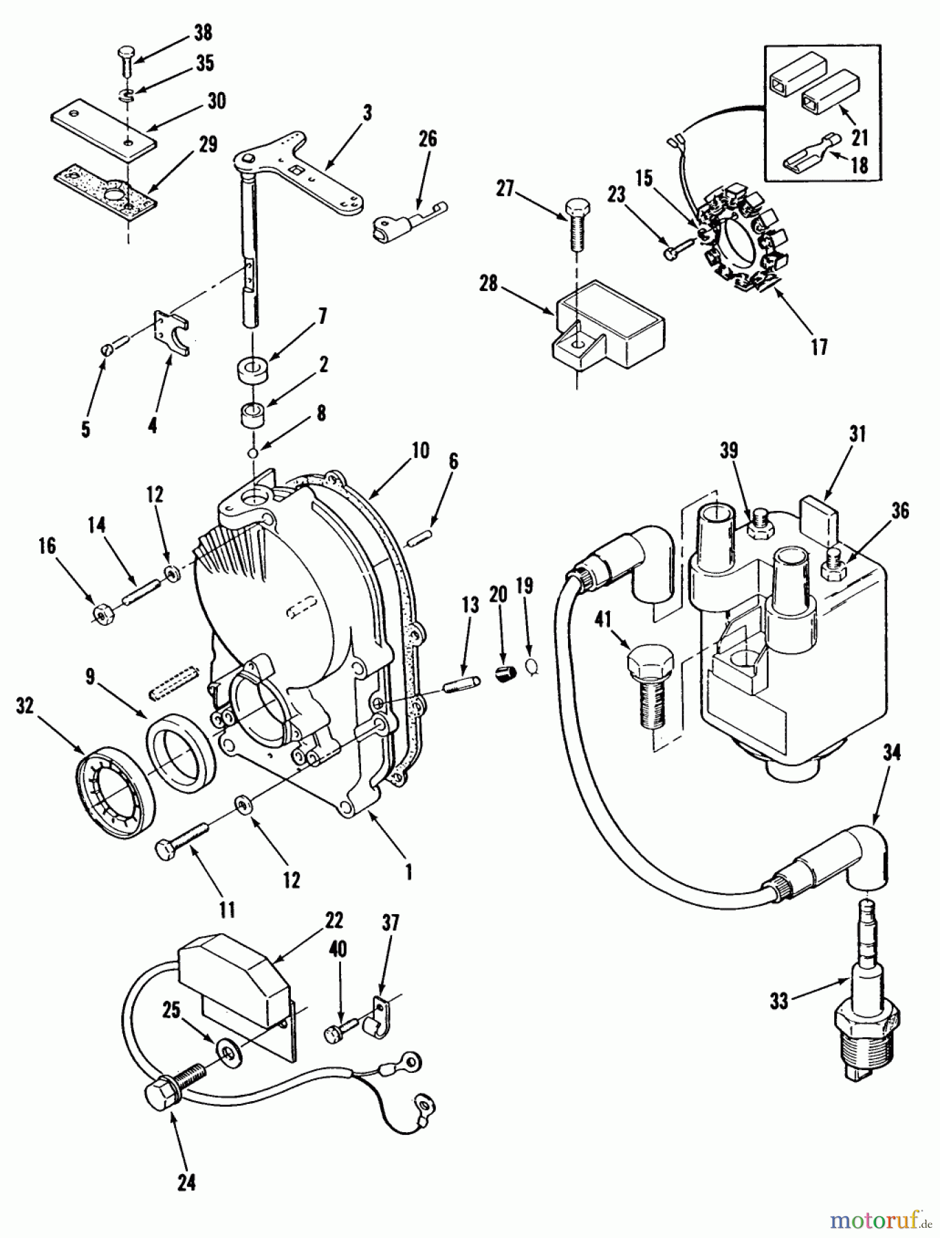 Toro Neu Mowers, Lawn & Garden Tractor Seite 2 R1-12K802 (312-8) - Toro 312-8 Garden Tractor, 1990 TORO POWER PLUS GEARCASE AND IGNITION CONTROLS
