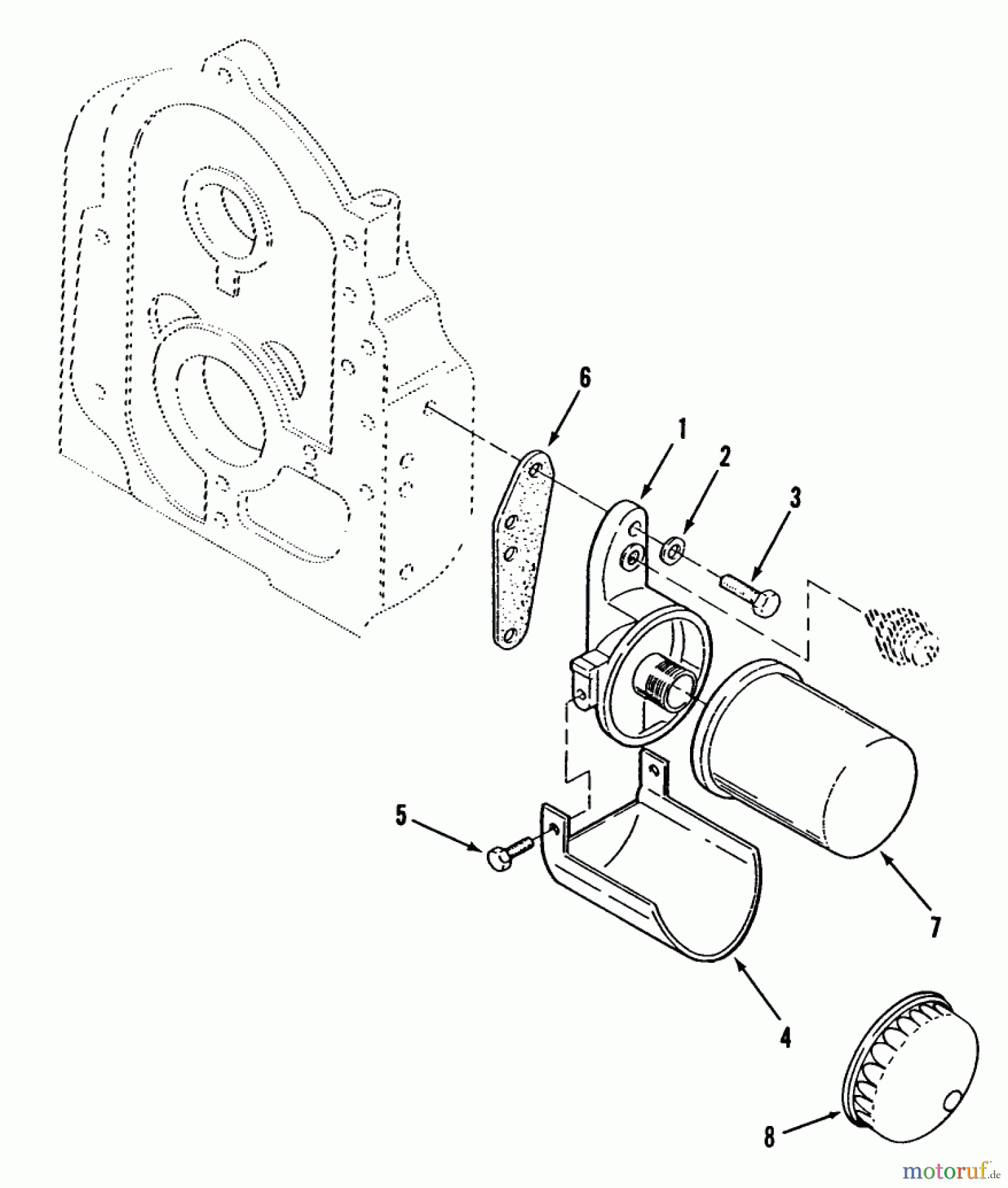 Toro Neu Mowers, Lawn & Garden Tractor Seite 2 R1-12K802 (312-8) - Toro 312-8 Garden Tractor, 1990 TORO POWER PLUS OIL FILTER