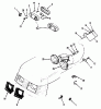 Toro R1-12K804 (312-8) - 312-8 Garden Tractor, 1992 (2000001-2999999) Ersatzteile ELECTRICAL SYSTEM #3