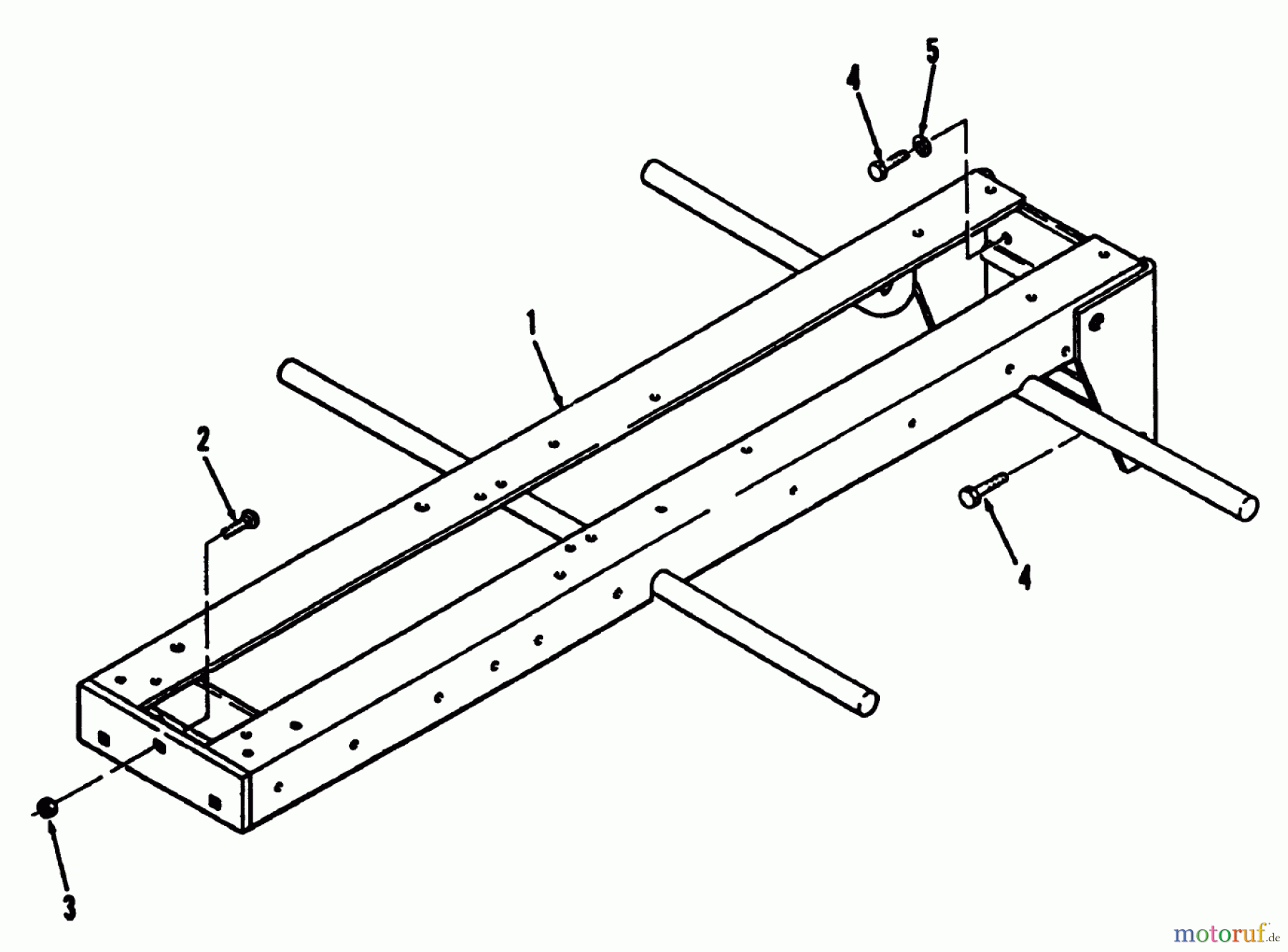 Toro Neu Mowers, Lawn & Garden Tractor Seite 2 R1-12K804 (312-8) - Toro 312-8 Garden Tractor, 1992 (2000001-2999999) FRAME
