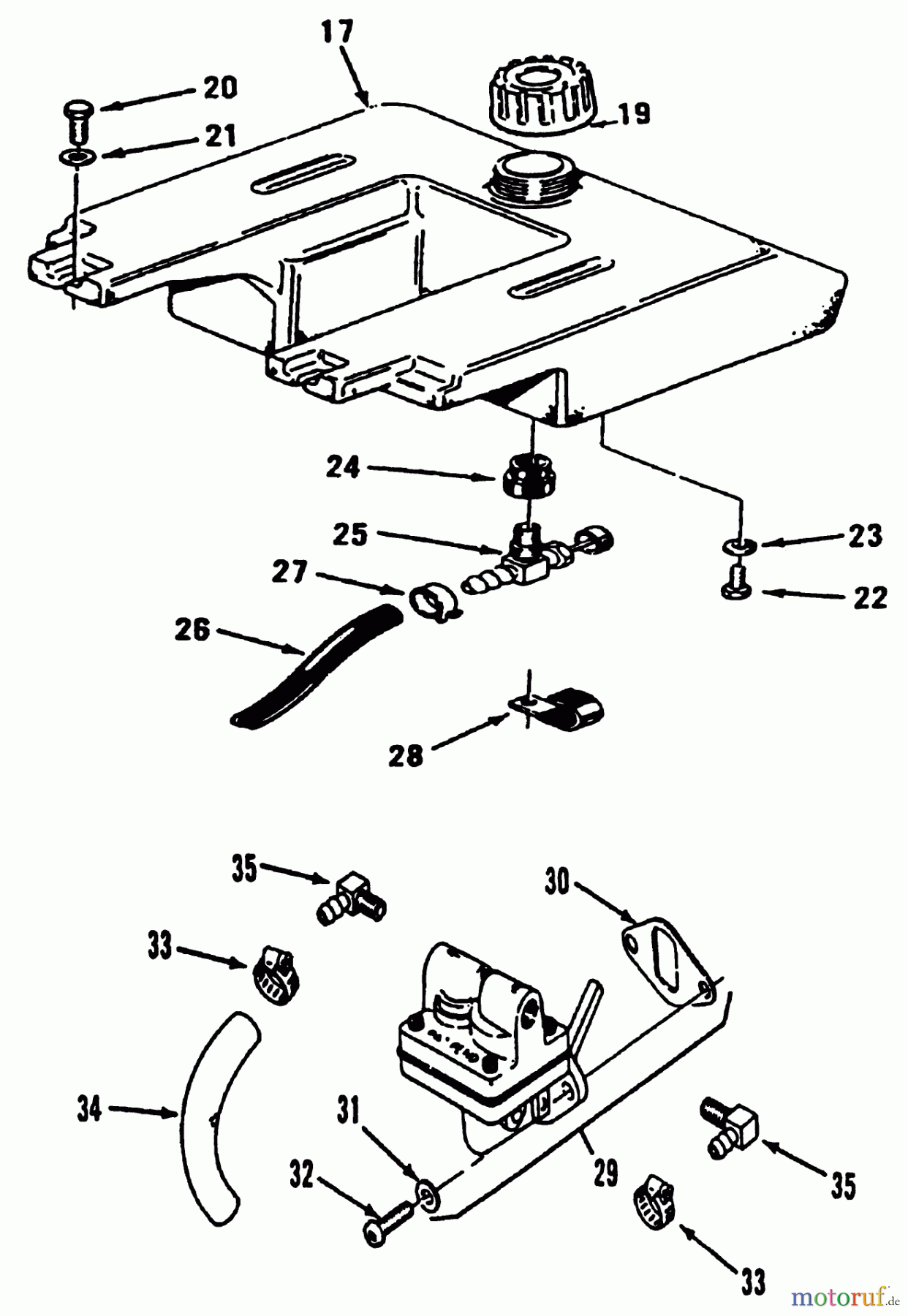 Toro Neu Mowers, Lawn & Garden Tractor Seite 2 R1-12K804 (312-8) - Toro 312-8 Garden Tractor, 1992 (2000001-2999999) KOHLER FUEL SYSTEM