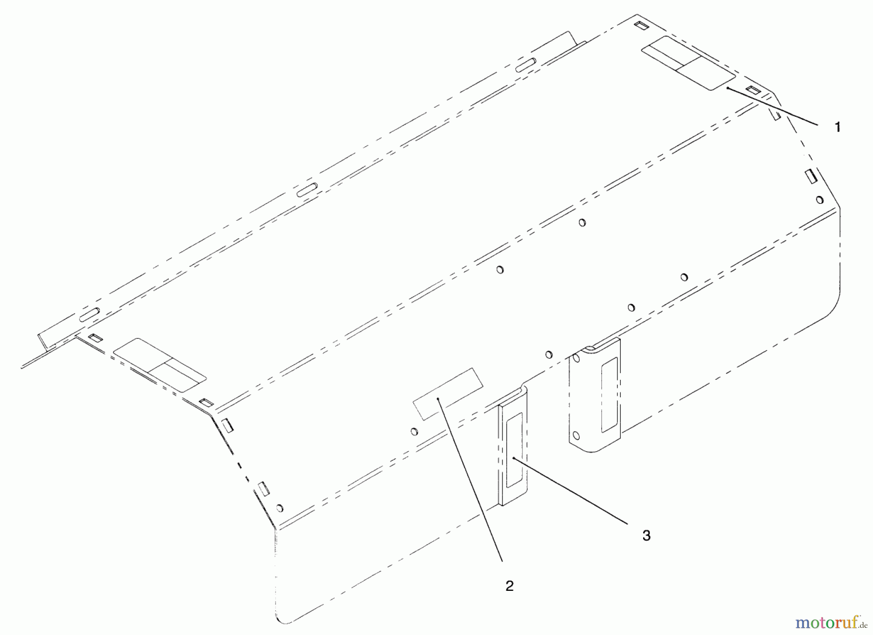 Toro Neu Accessories, Mower 93-9261 - Toro CE Kit For Model 79271 DECAL ASSEMBLY