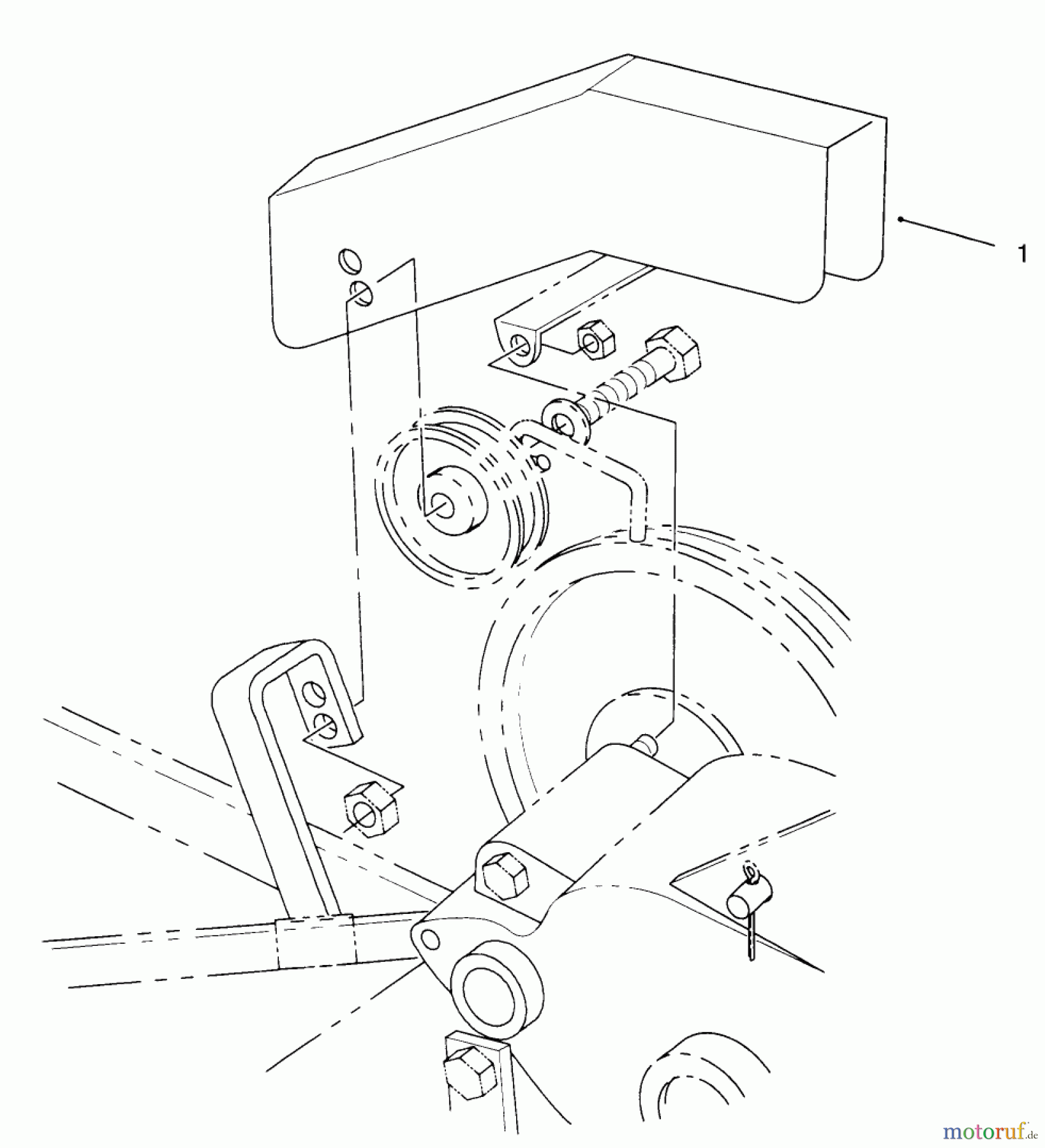 Toro Neu Accessories, Mower 93-9261 - Toro CE Kit For Model 79271 GUARD ASSEMBLY