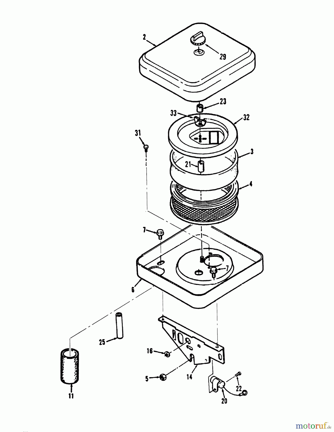  Toro Neu Mowers, Lawn & Garden Tractor Seite 2 R1-16O804 (316-8) - Toro 316-8 Garden Tractor, 1992 (2000001-2999999) AIR CLEANER POWER PLUS