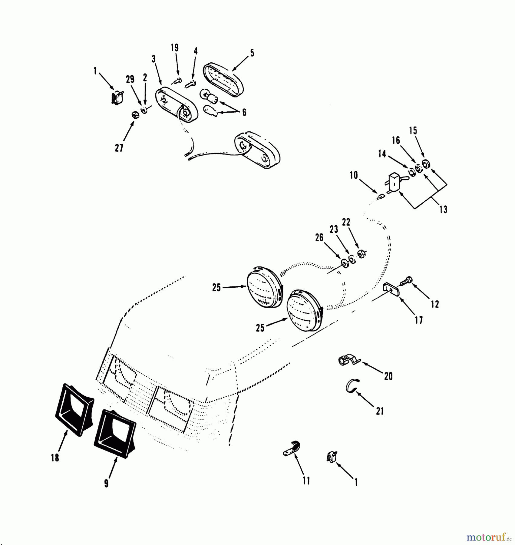  Toro Neu Mowers, Lawn & Garden Tractor Seite 2 R1-16O804 (316-8) - Toro 316-8 Garden Tractor, 1992 (2000001-2999999) ELECTRICAL SYSTEM #4