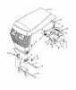 Toro R1-16O804 (316-8) - 316-8 Garden Tractor, 1992 (2000001-2999999) Ersatzteile SHEET METAL AND COVERS #1