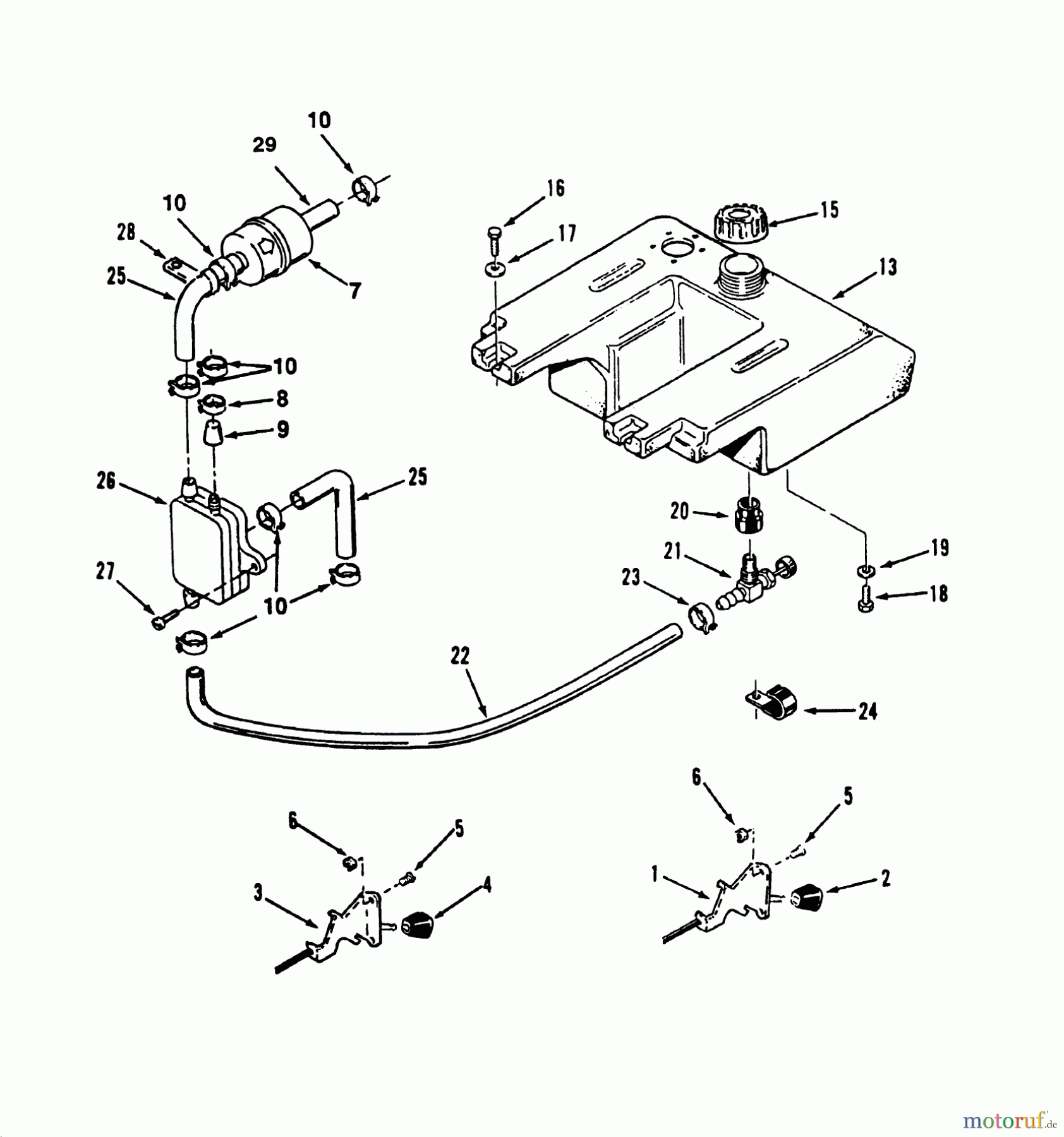  Toro Neu Mowers, Lawn & Garden Tractor Seite 2 R1-16O804 (316-8) - Toro 316-8 Garden Tractor, 1992 (2000001-2999999) THROTTLE CHOKE AND FUEL CONTROLS POWER PLUS