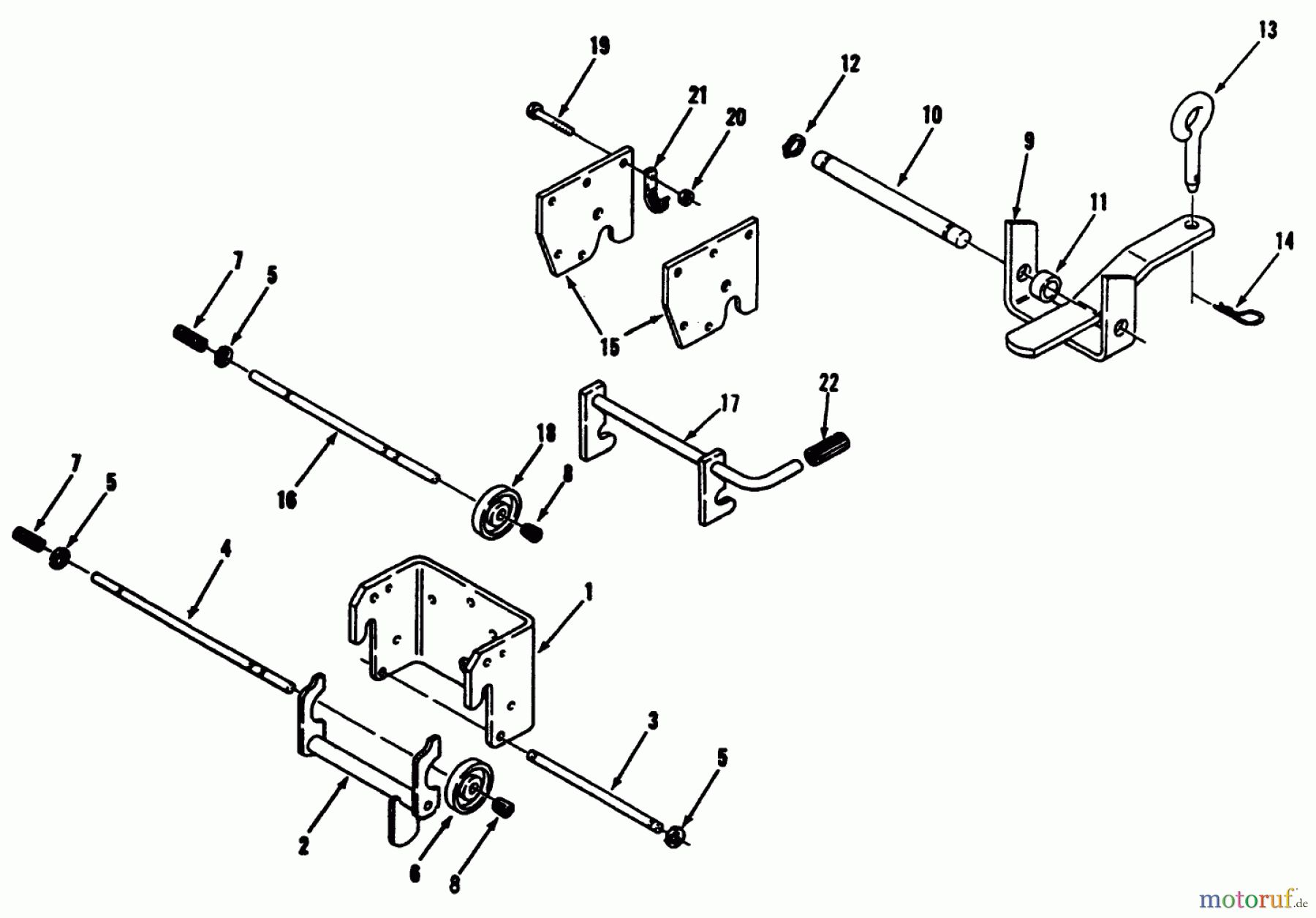  Toro Neu Mowers, Lawn & Garden Tractor Seite 2 R1-20OE02 (520-H) - Toro 520-H Garden Tractor, 1992 (2000001-2999999) HITCHES