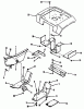 Toro R1-20OE02 (520-H) - 520-H Garden Tractor, 1992 (2000001-2999999) Ersatzteile SHEET METAL AND COVERS #3