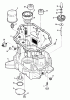 Toro R2-12OE01 (212-H) - 212-H Tractor, 1991 (1000001-1999999) Ersatzteile 12HP ENGINE OIL BASE & PUMP ASSEMBLY