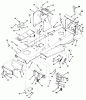 Toro R2-12OE01 (212-H) - 212-H Tractor, 1991 (1000001-1999999) Ersatzteile FRAME ASSEMBLY