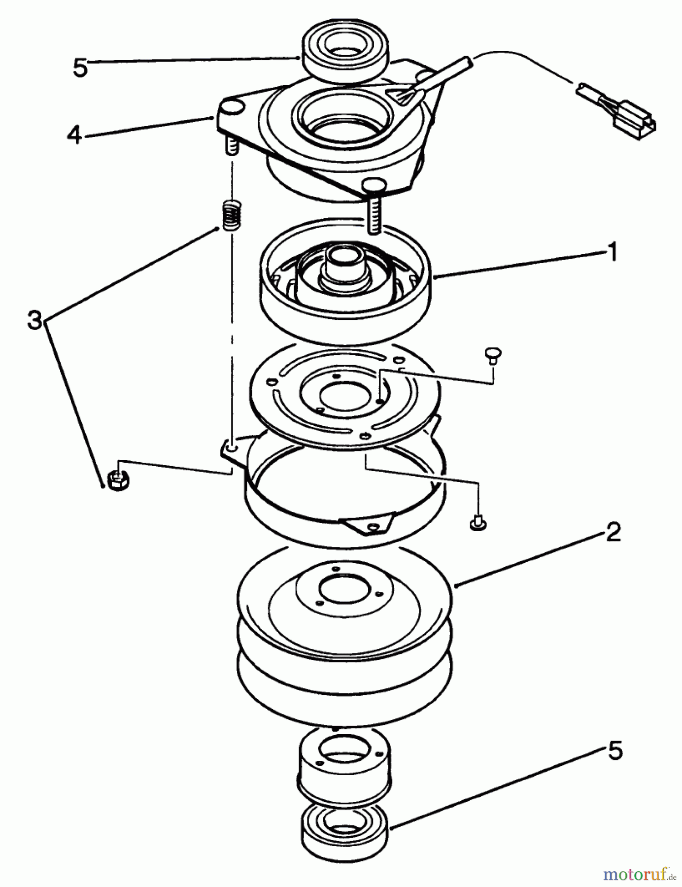 Toro Neu Mowers, Lawn & Garden Tractor Seite 2 R2-16BE01 (246-H) - Toro 246-H Yard Tractor, 1992 (2000001-2999999) CLUTCH ASSEMBLY 78-6990