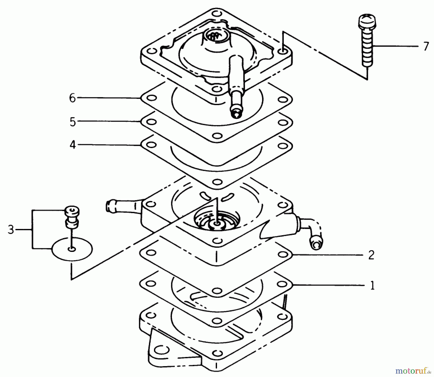 Toro Neu Mowers, Lawn & Garden Tractor Seite 2 R2-17K502 (227-5) - Toro 227-5 Tractor, 1990 FUEL PUMP