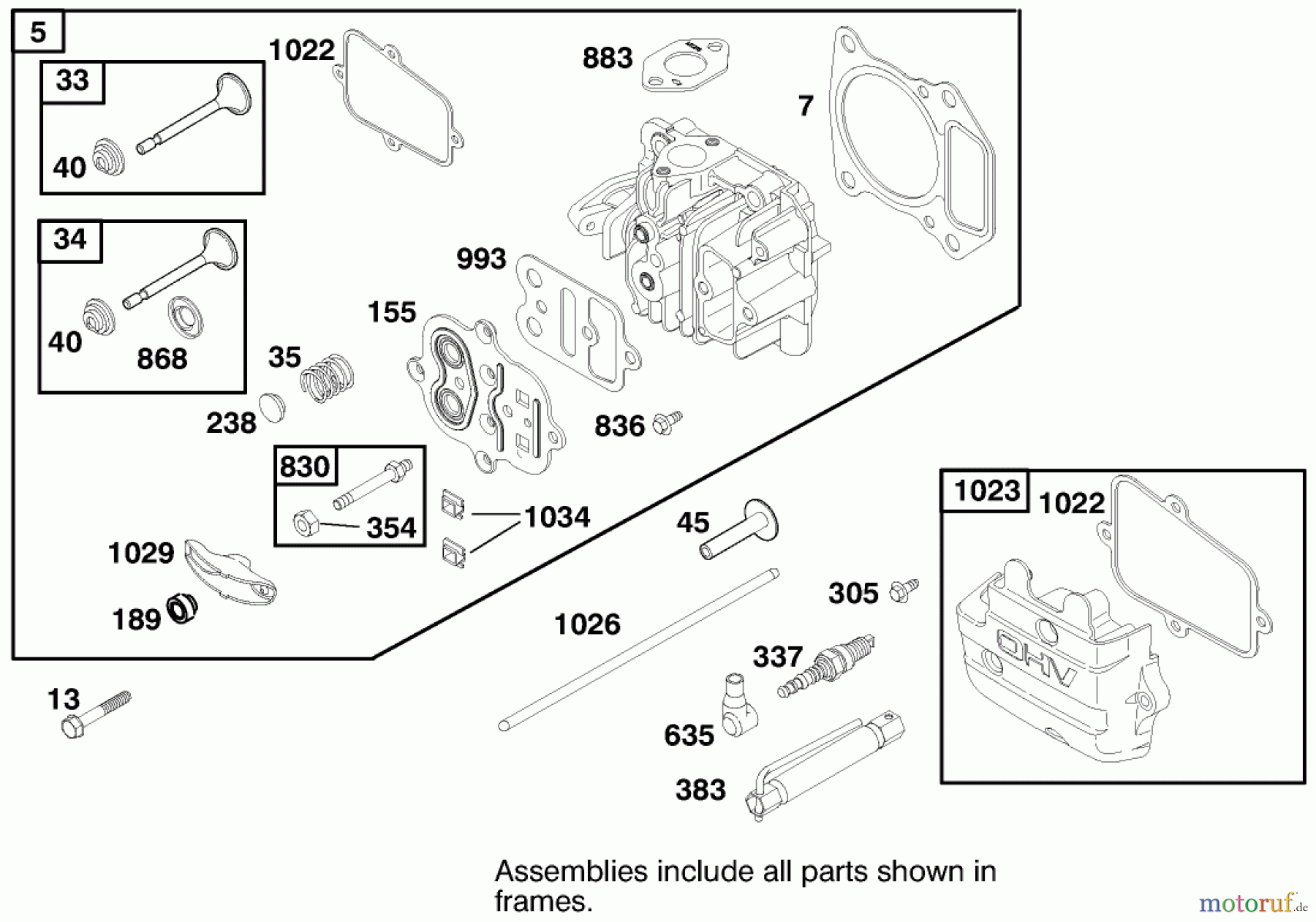 Toro Neu Accessories, Mower 98-9230 - Toro Proline Conversion Kit, GTS 200 ZS Engine ENGINE GTS-200 #2