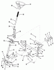Toro 03-05BP02 (A-51) - A-51 5-Speed Rear Engine Rider, 1981 Ersatzteile FRONT AXLE AND STEERING