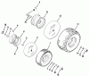 Toro 03-05BP02 (A-51) - A-51 5-Speed Rear Engine Rider, 1981 Ersatzteile WHEELS AND TIRES
