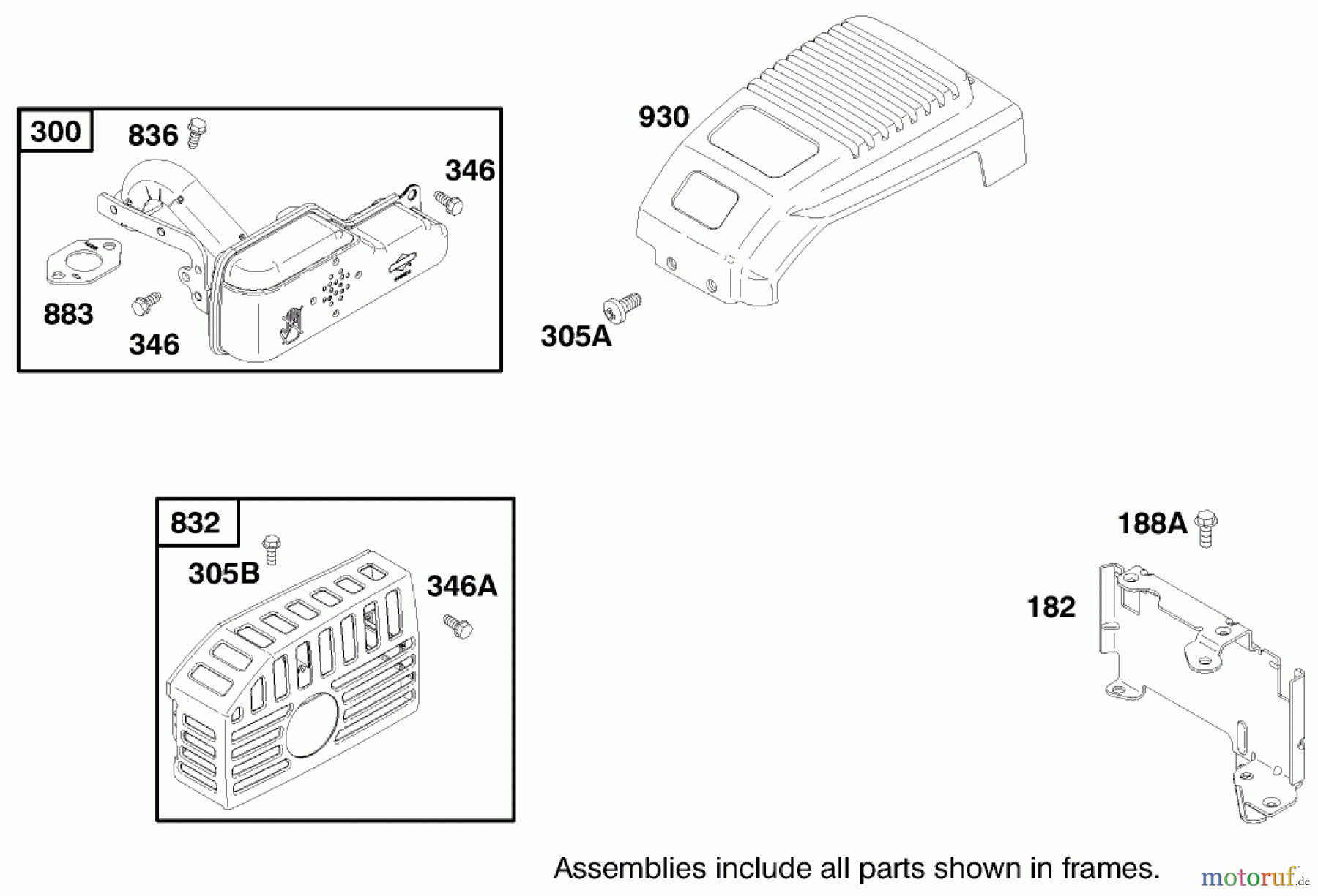Toro Neu Accessories, Mower 98-9230 - Toro Proline Conversion Kit, GTS 200 ZS Engine ENGINE GTS-200 #6