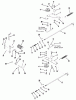 Toro 93-08BP01 (A-81E) - A-81(E) 5-Speed Rear Engine Rider, 1979 Ersatzteile BRAKE AND CLUTCH LINKAGE