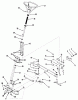 Toro 93-08BP01 (A-81E) - A-81(E) 5-Speed Rear Engine Rider, 1979 Ersatzteile FRONT AXLE AND STEERING