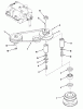 Toro 23-11BP01 (A-111) - A-111 5-Speed Rear Engine Rider, 1982 Ersatzteile DRIVE BELT AND PULLEYS