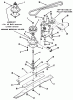 Toro 33-08B503 (108-5) - 108-5 Rear Engine Rider, 1987 Ersatzteile SPINDLE, PULLEYS, AND DRIVE BELT