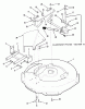 Toro 33-11BP01 (A-115) - A-115 5-Speed Rear Engine Rider, 1985 Ersatzteile MOWER DECK AND FRONT MOUNT