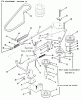 Toro 33-11BP01 (A-115) - A-115 5-Speed Rear Engine Rider, 1985 Ersatzteile PTO CLUTCH, PULLEYS, AND CONTROLS