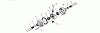 Toro 51060 - Big Red Riding Mower, 25" Side Discharge Mower, 1971 (SN 100001-199999) Ersatzteile DIFFERENTIAL ASSEMBLY PARTS LIST