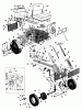 Toro 51060 - Big Red Riding Mower, 25" Side Discharge Mower, 1971 (SN 100001-199999) Ersatzteile MAIN FRAME ASSEMBLY PARTS LIST