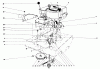 Toro 56010 - 25" Sportlawn Lawnmower, 1972 (2000001-2999999) Ersatzteile ENGINE ASSEMBLY