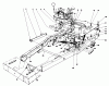 Toro 56006 - 25" Premium Rider, 1977 (7000001-7999999) Ersatzteile FRAME ASSEMBLY