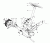Toro 56006 - 25" Premium Rider, 1977 (7000001-7999999) Ersatzteile FRONT AXLE ASSEMBLY
