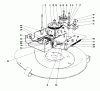 Toro 56006 - 25" Premium Rider, 1980 (0000001-0999999) Ersatzteile BLADE DRIVE ASSEMBLY