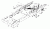 Toro 56006 - 25" Premium Rider, 1980 (0000001-0999999) Ersatzteile FRAME ASSEMBLY