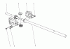 Toro 56015 - 25" Standard Rider, 1973 (3000001-3999999) Ersatzteile DIFFERENTIAL ASSEMBLY