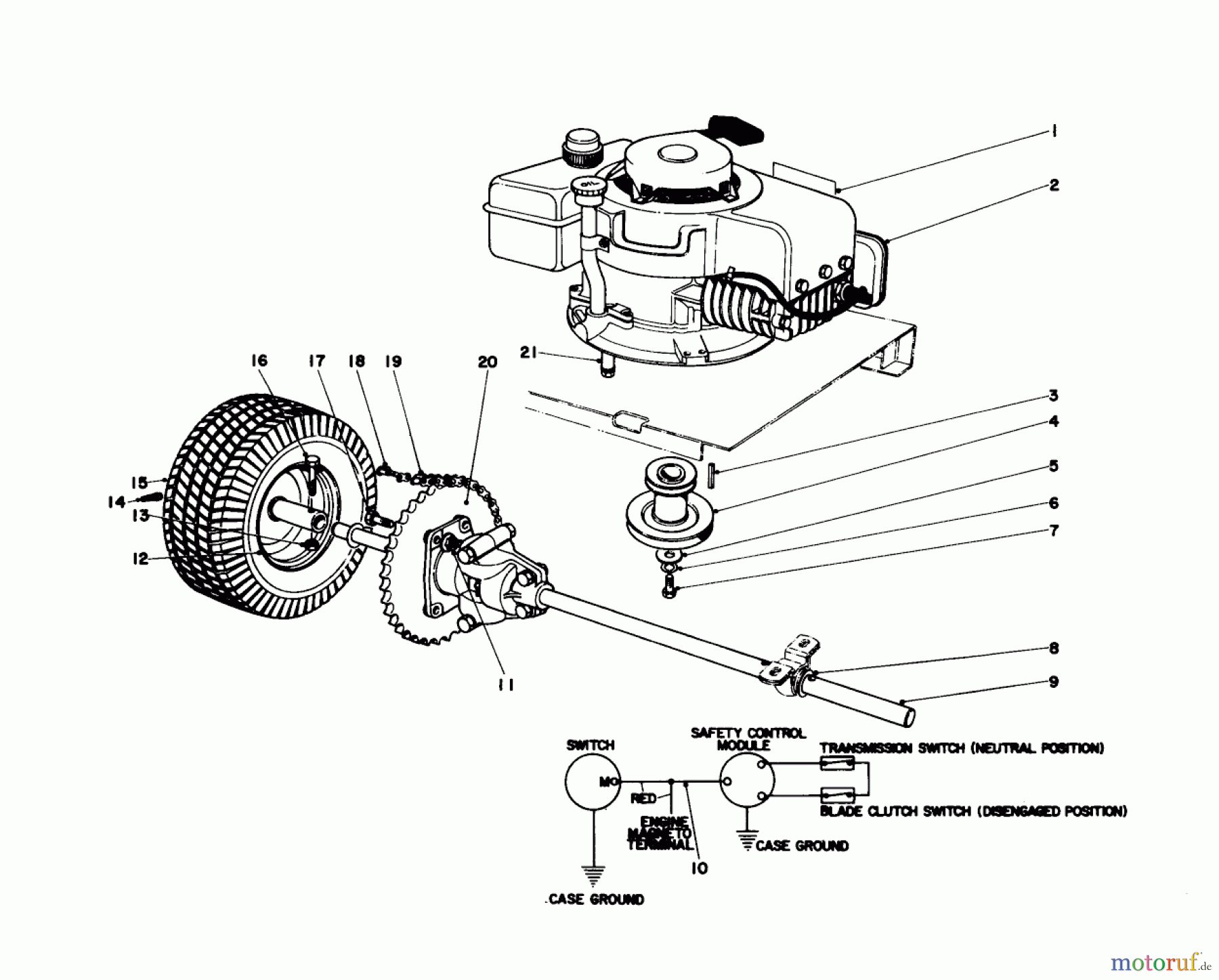  Toro Neu Mowers, Rear-Engine Rider 56015 - Toro 25