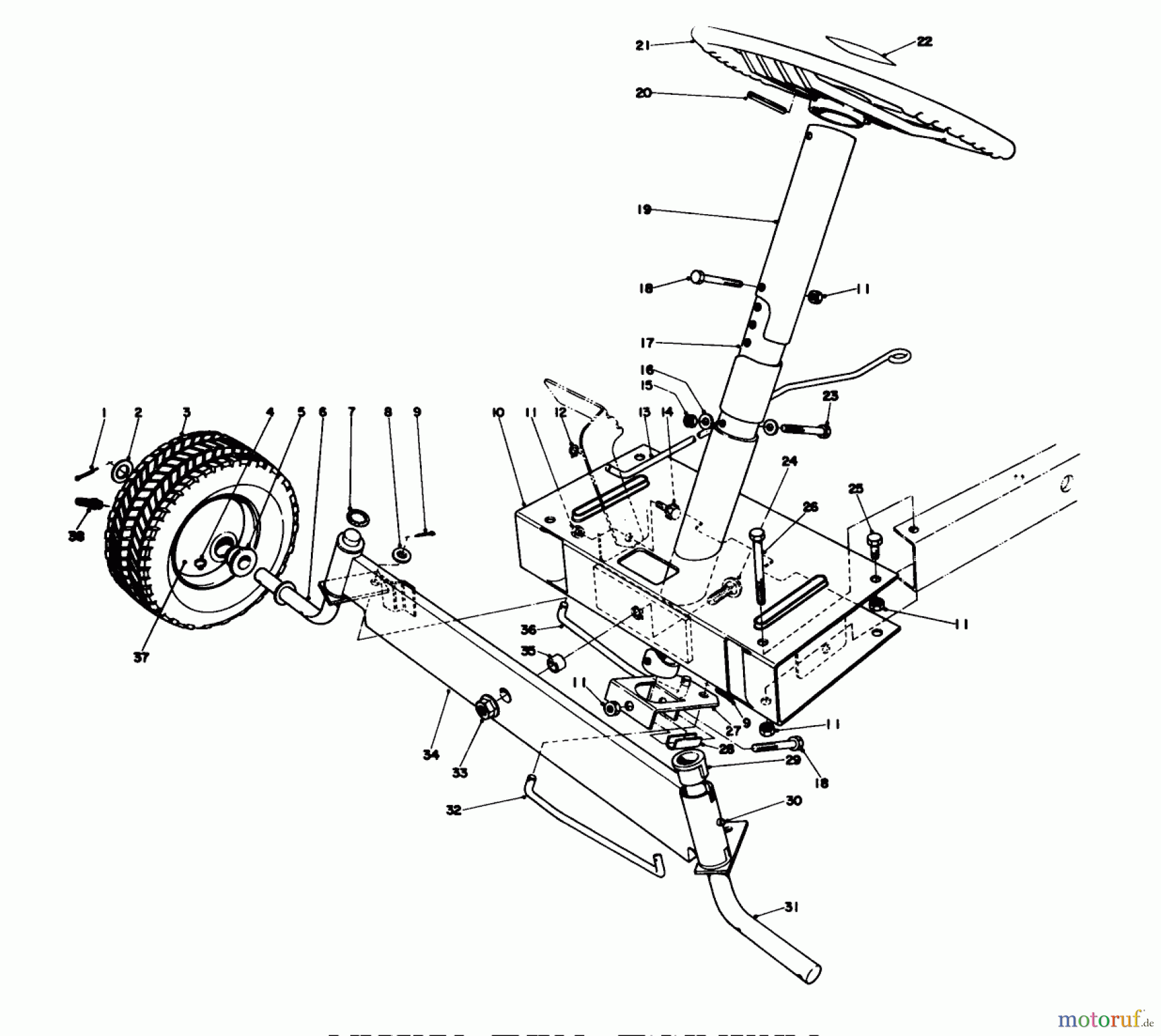 Toro Neu Mowers, Rear-Engine Rider 56020 - Toro 25