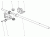 Toro 56022 - 25" Premium Rider, 1974 (4000001-4999999) Ersatzteile DIFFERENTIAL ASSEMBLY