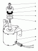 Toro 56022 - 25" Premium Rider, 1974 (4000001-4999999) Ersatzteile STARTER MOTOR (MODEL 56027)