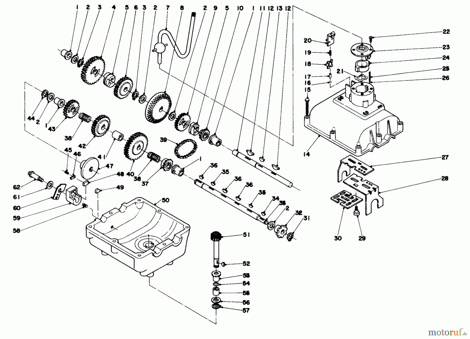 Toro Neu Mowers, Rear-Engine Rider 56027 - Toro 25