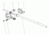 Toro 56027 - 25" Premium Rider Keylectric, 1975 (5000001-5999999) Ersatzteile DIFFERENTIAL ASSEMBLY
