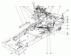 Toro 56027 - 25" Premium Rider Keylectric, 1975 (5000001-5999999) Ersatzteile FRAME ASSEMBLY