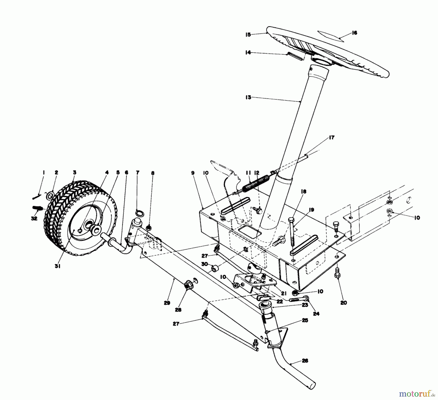 Toro Neu Mowers, Rear-Engine Rider 56027 - Toro 25