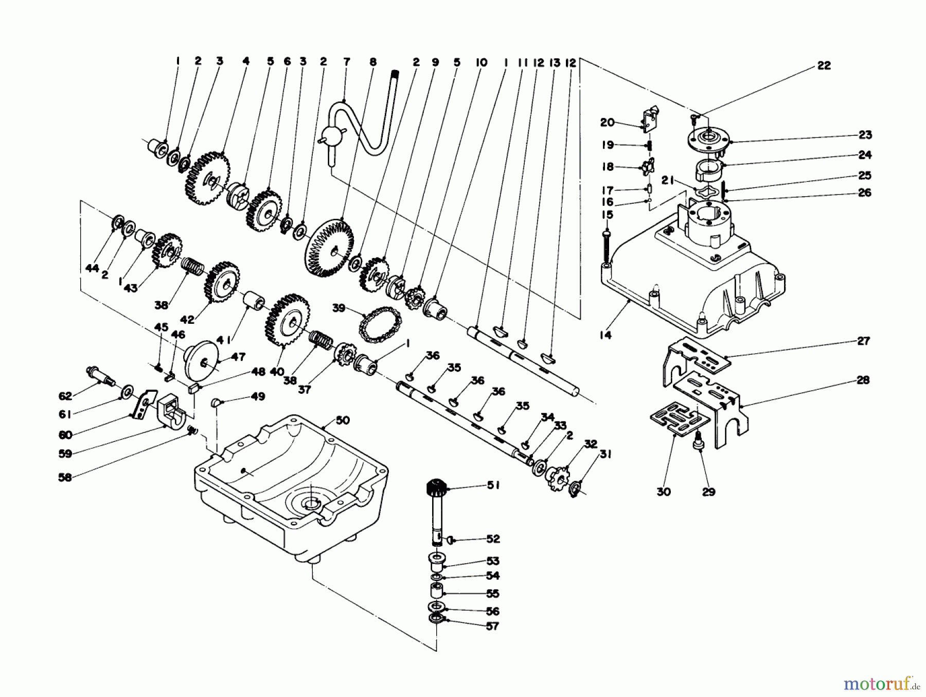 Toro Neu Mowers, Rear-Engine Rider 56022 - Toro 25