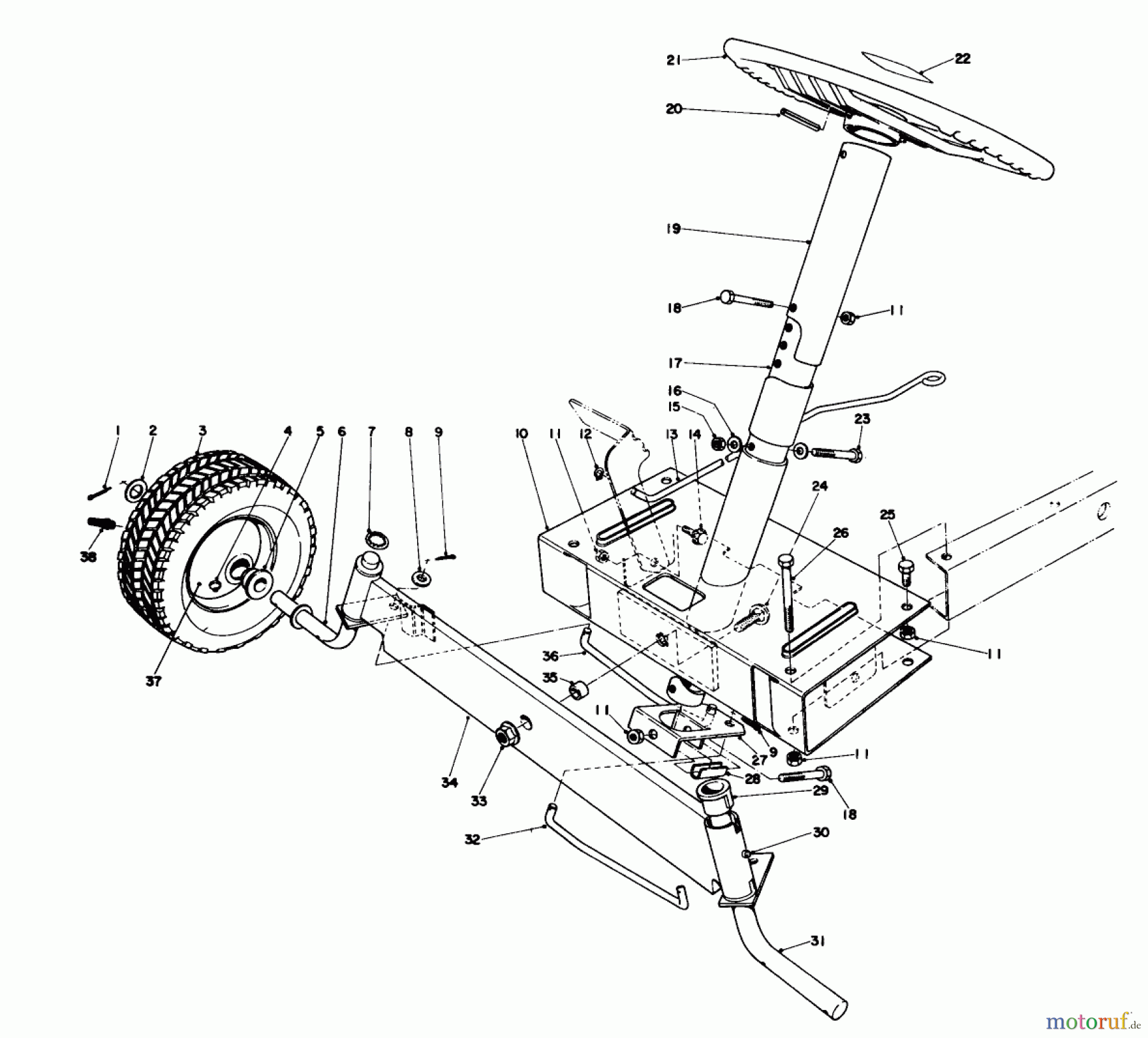  Toro Neu Mowers, Rear-Engine Rider 56030 - Toro 25