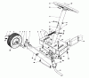Toro 56033 - 25" Premium Rider Keylectric, 1974 (4000001-4999999) Ersatzteile FRONT AXLE ASSEMBLY