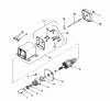 Toro 56033 - 25" Premium Rider Keylectric, 1975 (5000001-5999999) Ersatzteile 12 VOLT ELECTRIC STARTER NO.33606