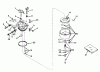 Toro 56033 - 25" Premium Rider Keylectric, 1975 (5000001-5999999) Ersatzteile CARBURETOR NO. 631449