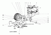 Toro 56033 - 25" Premium Rider Keylectric, 1975 (5000001-5999999) Ersatzteile ENGINE AND AXLE ASSEMBLY